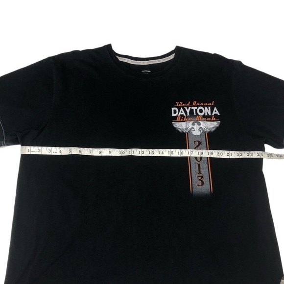 HARLEY DAVIDSON 2013 DAYTONA BEACH FLORIDA BIKE WEEK GRAPHIC T-SHIRT - Picture 6 of 9